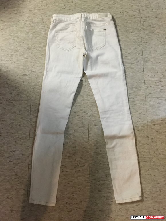 Garage White Jeggings Denim Jeans