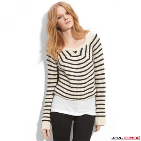 Patterson J. Kincaid Melinda Cropped Sweater (Size S)