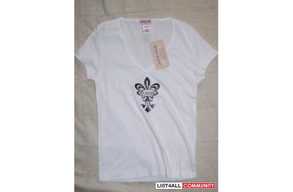 NEW   WITH TAG GUESS LOGO T-SHIRTWhiteGuess in rhi