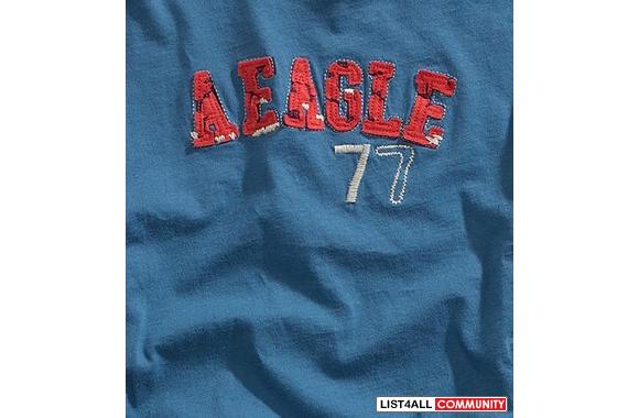 NEW   WITH TAG AE T-SHIRT A Eagle 77 across the ch