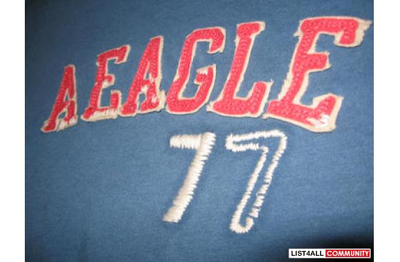 NEW   WITH TAG AE T-SHIRT A Eagle 77 across the ch