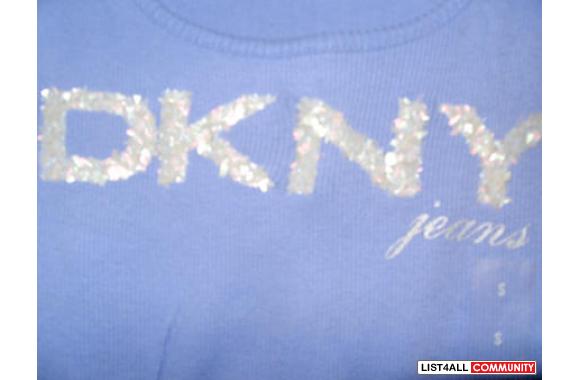 NEW   WITH TAG DKNY TANKCorn Flower Blue"DKNY
