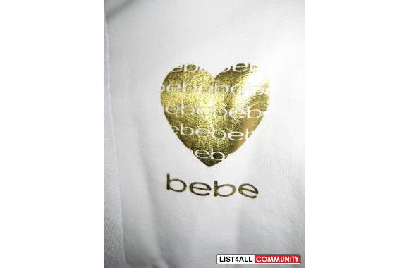 NEW   WITH TAG BEBE SPORT JACKETA heart with bebe 
