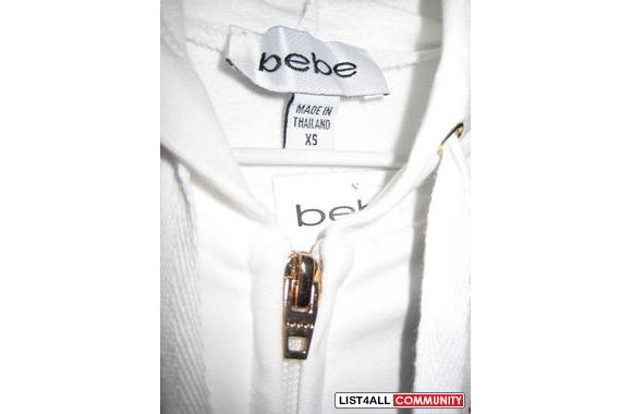 NEW   WITH TAG BEBE SPORT JACKETA heart with bebe 