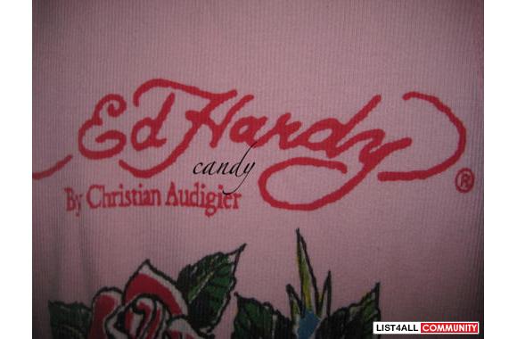 NEW   WITHOUT TAG ED HARDY TANK100 % AuthenticSkul