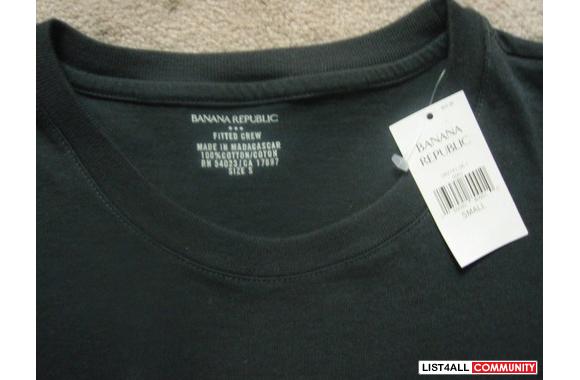 New BANANA REPUBLIC Fitted Crew T-ShirtWomen's Siz