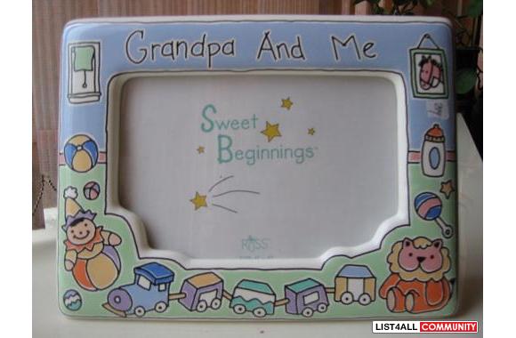 New RUSSGRANDPA and MECeramic Picture FrameBrand n