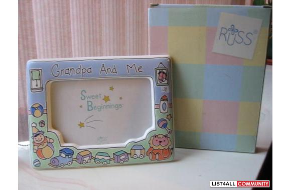 New RUSSGRANDPA and MECeramic Picture FrameBrand n