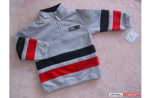 New IZOD Fleece Top, Boys Size 3T/3 Brand new Izod