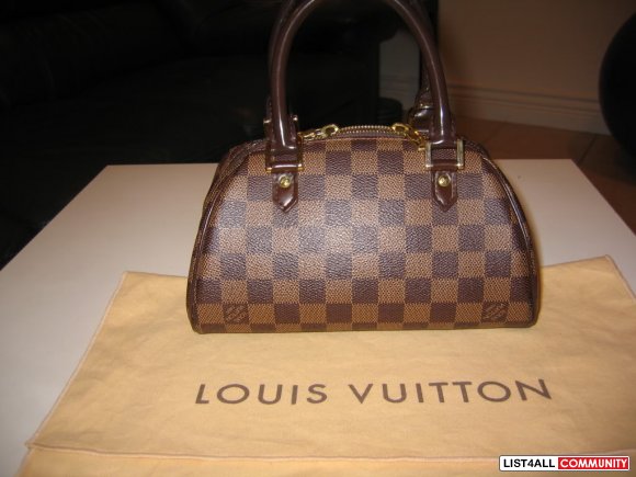 1000% Authentic Louis Vuitton Damier Ribera PM