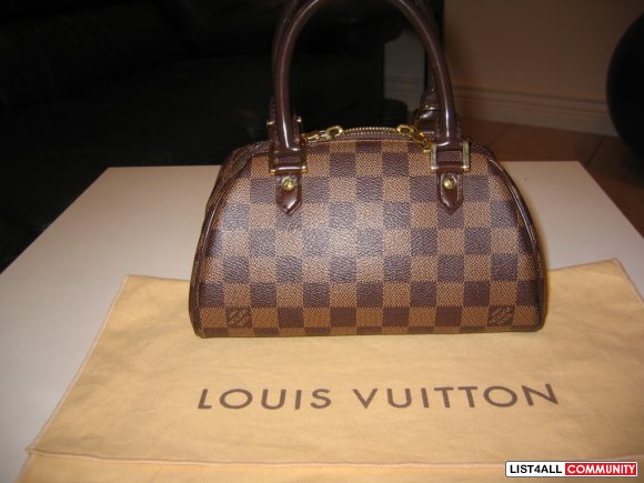 1000% Authentic Louis Vuitton Damier Ribera PM :: crazyshopper :: List4All