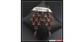 New Dyrberg/Kern FORET earrings in C/WINE with Swarovski crystals