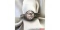 New Dyrberg/Kern YANNIS ring in GUNMETAL/CRYSTAL