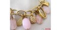 New Dyrberg/Kern SHEPA necklace in Gold/Blush with Swarovski crystals
