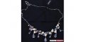 New Dyrberg/Kern BRILLIANA necklace R/CRYSTAL with Swarovski crystals