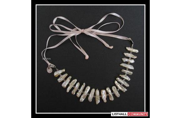 New  Dyrberg/Kern DOLCE  necklace with Swarovski c