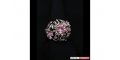 New Dyrberg/Kern PASSIO ring pink with Swarovski crystals