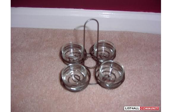 Egg Cup Tea Light Holder - Retail $6&nbsp;  Now $4