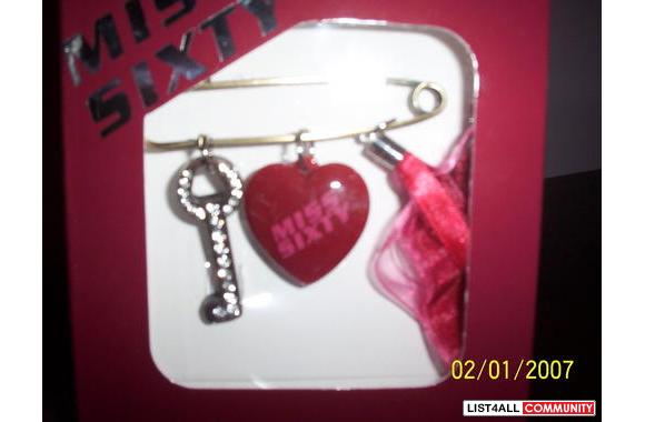BRAND NEW&nbsp;IN BOX&nbsp; miss sixty  fashion ju