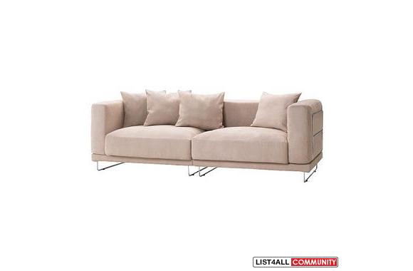 Ikea TYLOSAND - 3-seater sofa & footstool