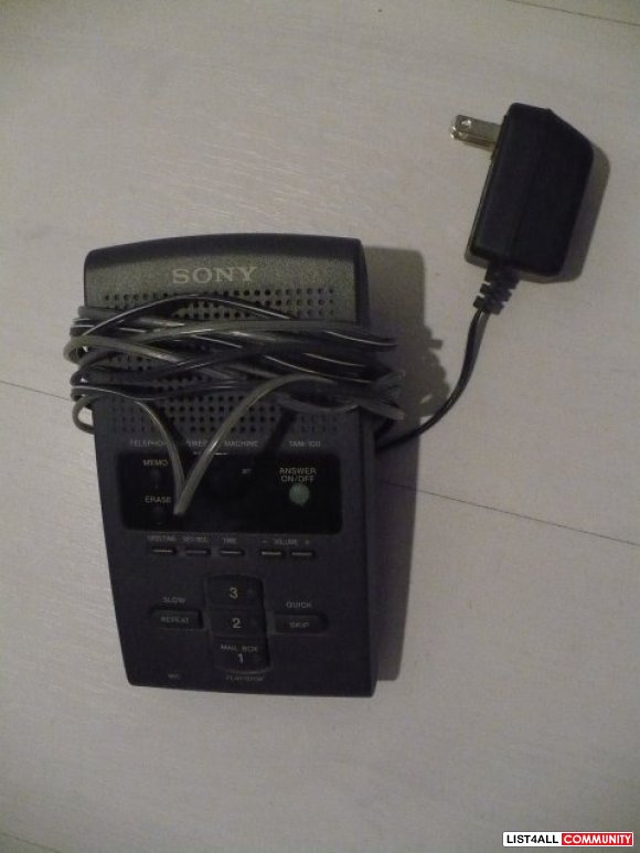 Sony TAM100 Gray Digital  Answering Machine