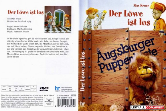 DVD Augsburger Puppenkiste Der Loewe ist los