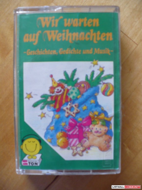 German Wir warten auf Weihnachten - Kassette