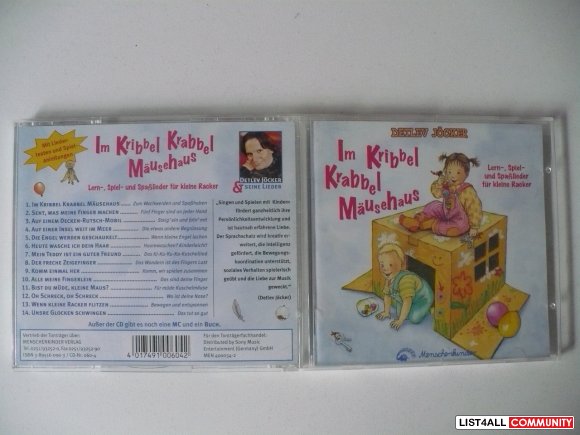 German CD - Im Kribbel Krabbel Maeusehaus