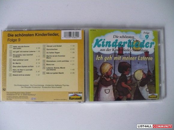 German CD - Die schoensten Kinderlieder Folge 9