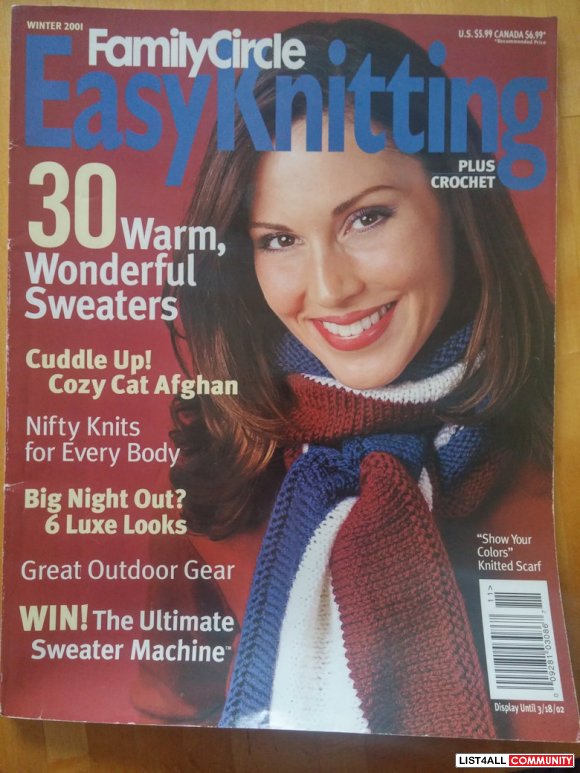 FamilyCircle EasyKnitting Winter 2001