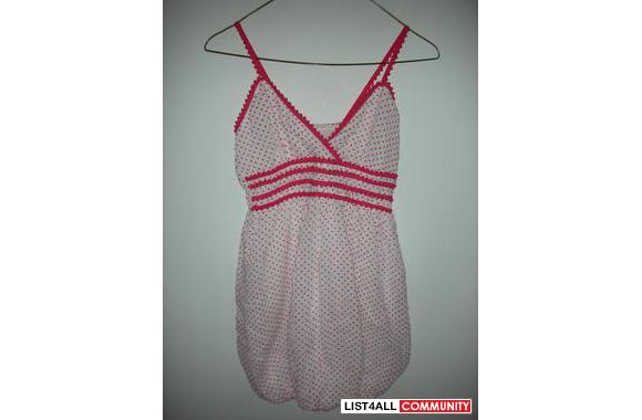 Pink Pok-a-dot Bubble dress or tank&nbsp;- bought 