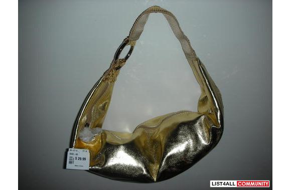 Stylish Gold Aldo Banana Bag&nbsp;- Brand New w/ T
