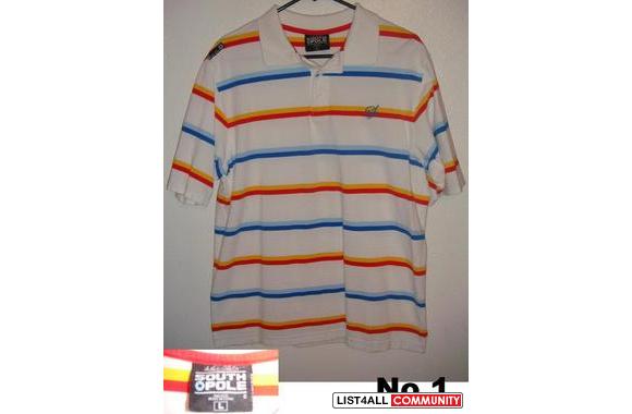 VERY GENTLY WORN SOUTHPOLE POLO's Size: both LARGE