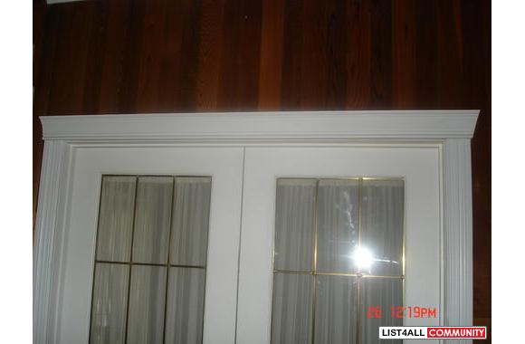 Mouldings / Headers- chair rail-panel mould.etc. -