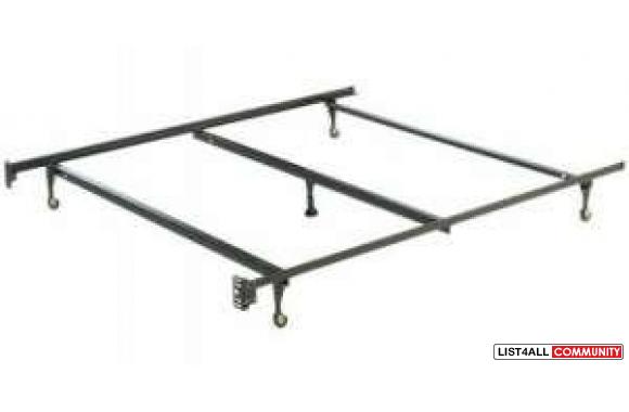 Bed rail frame  with Rollers use for  queen /doubl