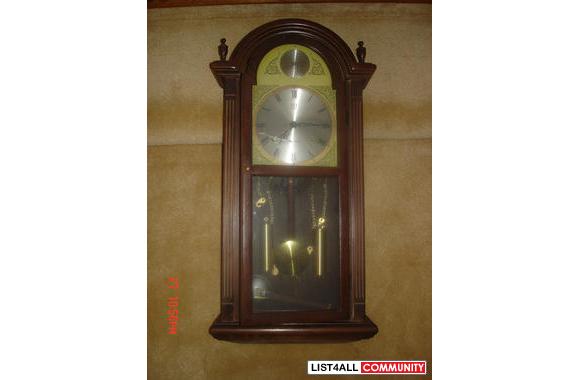 "Tempus Fugit"  Grandfather wall chimes 