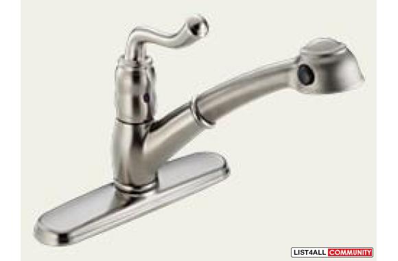 DELTA  brand new pull out spray Kitchen faucet - $