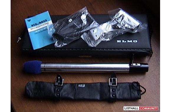 Retro Microphone  - Elmo EC-201 (for 8mm film came