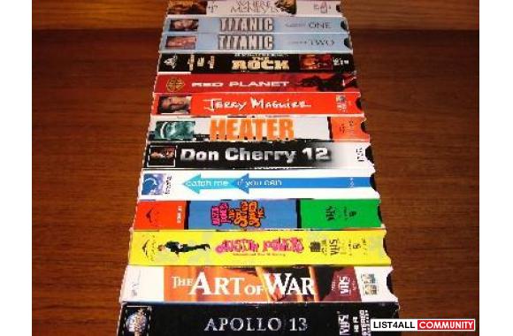 VHS List  - Prices Range from $2- $5 DragonHeart -