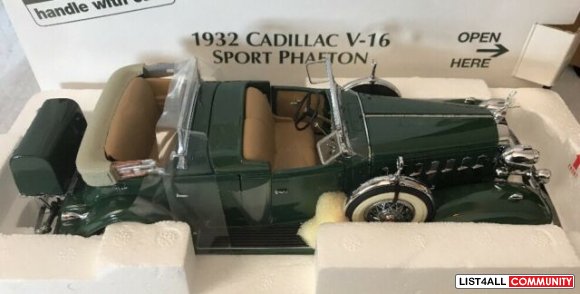 1932 Cadillac AC V-16 Sport Phaeton Diecast