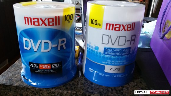 Maxell DVD-R 100 Pack