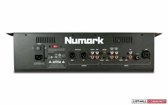 Numark ICDMIX3 Dual MP3/CD System with iPod Dock