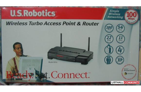 US ROBOTICS (USR) 8054 802.11g WIRELESS TURBO ACCE