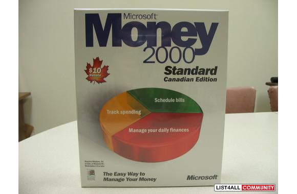 Microsoft Money 2000 Standard  Personal financial 