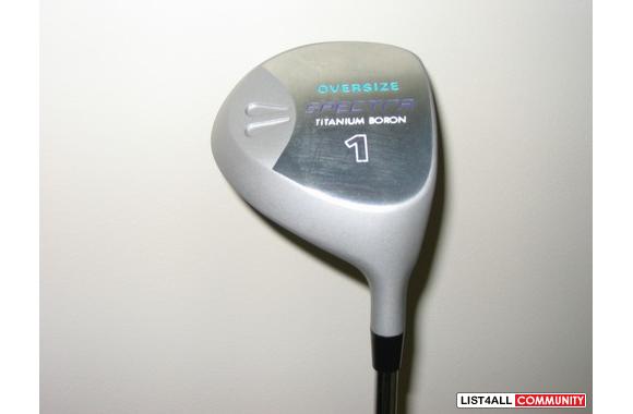 Golf club, Spectra Oversize driver  Titanium boron