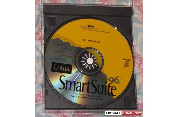 Lotus Smartsuite 96 Office Suite.  Good for Win 9x