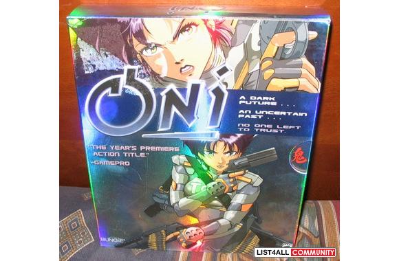 ONI computer game for the PC.  New and unopened.