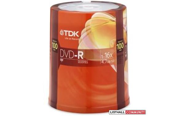 Maxell 16X DVD-R blank media 30-pack spindleOpened