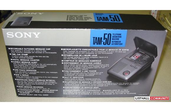 Sony TAM-50 telephone answering machine.  Excellen