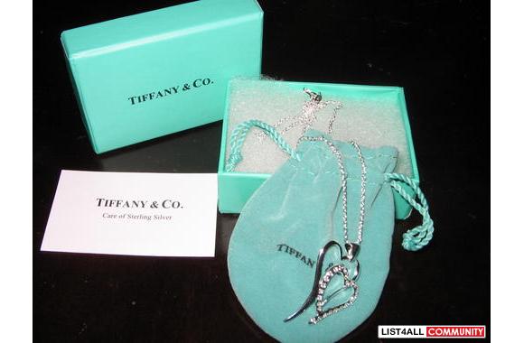 925 SilverDouble Across Loving Heart Neckless 18&q